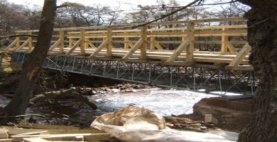 Ranger Footbridge Construction